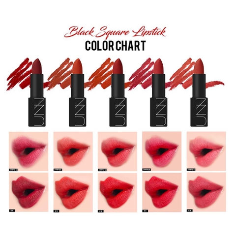 Son Lì Bền Màu Và Dưỡng Ẩm Cho Môi Unny Club Black Square Lipstick